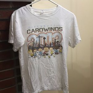 Carowinds 2012 peanuts t shirt themed small AA127